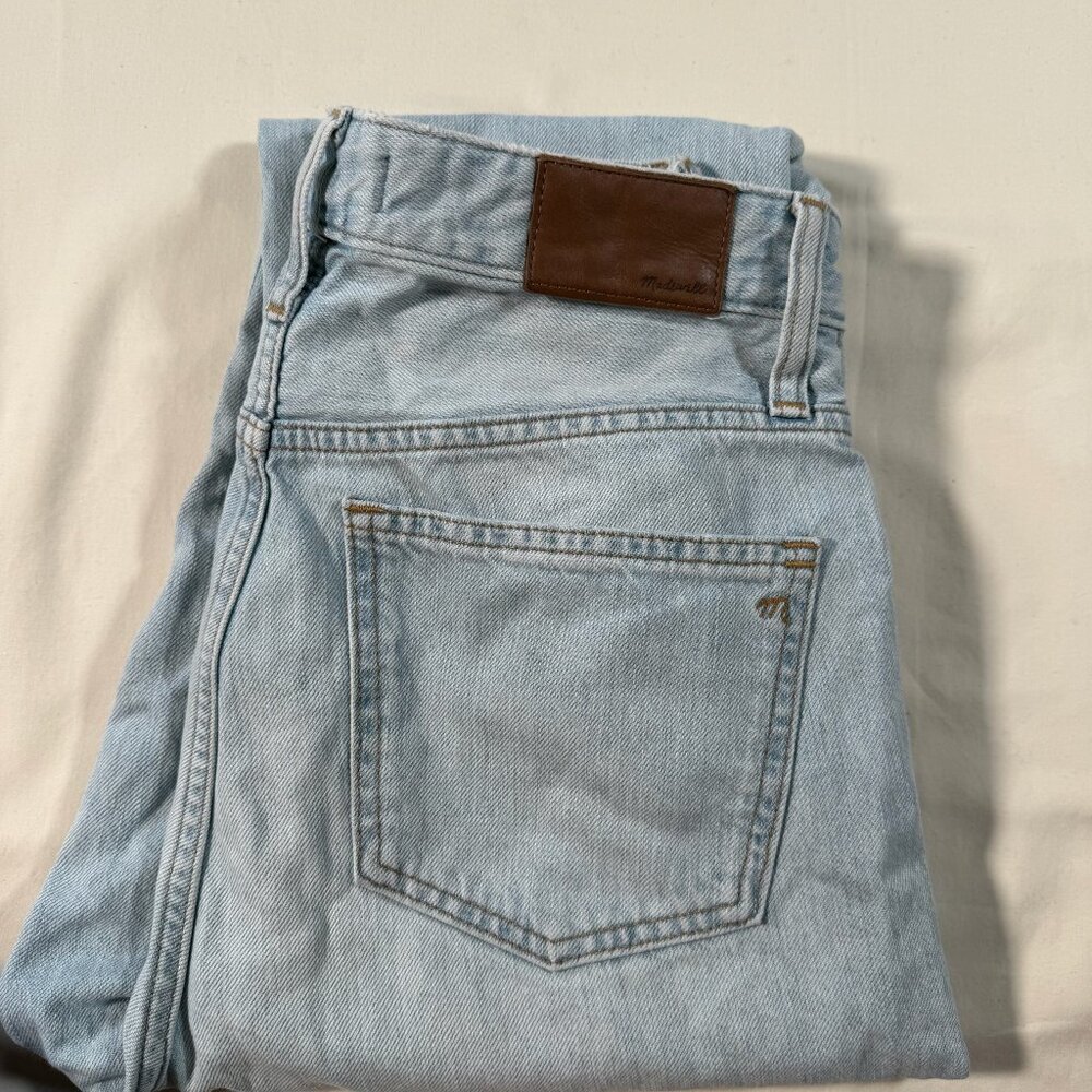 Madewell 5 Pocket The Curvy Perfect Vintage Light Wash High Rise Jeans Size 26 - Picture 7 of 11